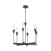 Lilium 6-Light 30" Chandelier in Bronze