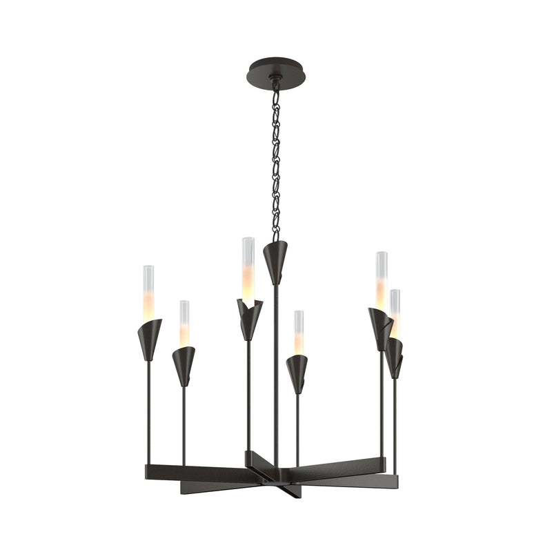 Lilium 6-Light 30" Chandelier in Oil Rubbed Bronze