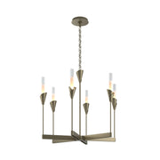 Lilium 6-Light 30" Chandelier in Soft Gold