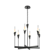 Lilium 6-Light 30" Chandelier in Ink