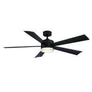 Wynd 60" Outdoor Ceiling Fan with Light in Bronze