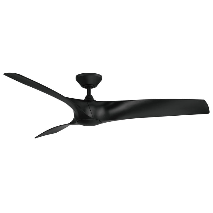 Zephyr 62" Ceiling Fan in Matte Black