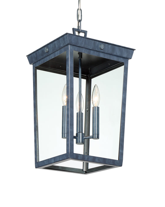BEL-A8065-GE- Belmont 3-Light Outdoor Pendant in Graphite by Crystorama