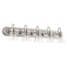 Campbell Traditional Vanity in Satin Nickel W/ Clear/Seeded