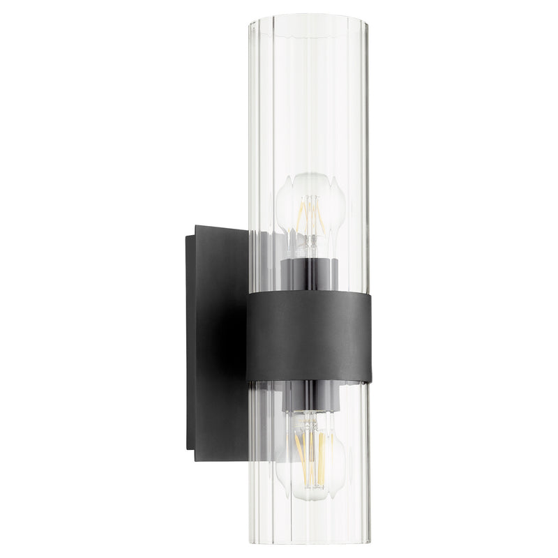 Fluted 2-Light Wall Mount - Lamps Expo