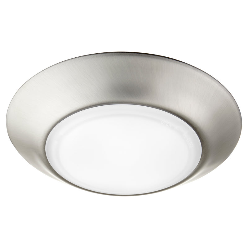 Transitional Ceiling Mount in Satin Nickel