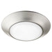 Transitional Ceiling Mount in Satin Nickel