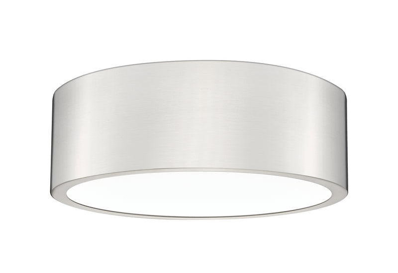 Coronado 1 Light 12.25" Flush Mount in Brushed Nickel