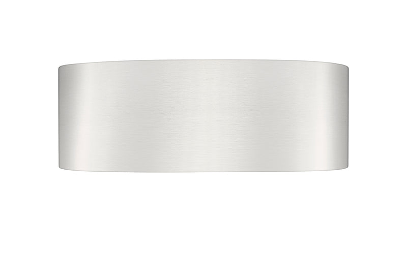 Coronado 1 Light 12.25" Flush Mount in Brushed Nickel
