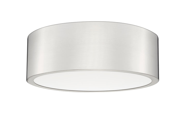 Coronado 1 Light 12.25" Flush Mount in Brushed Nickel
