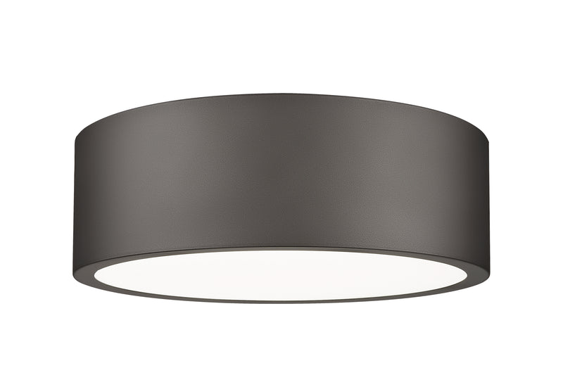 Coronado 1 Light 12.25" Flush Mount in Bronze