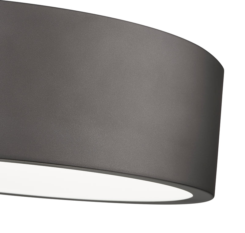 Coronado 1 Light 12.25" Flush Mount in Bronze