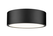 Coronado 1 Light 12.25" Flush Mount in Matte Black