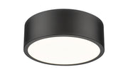 Coronado 1 Light 12.25" Flush Mount in Matte Black