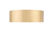 Coronado 1 Light 12.25" Flush Mount in Modern Gold