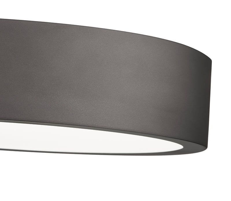 Coronado 1 Light 16" Flush Mount in Bronze