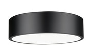 Coronado 1 Light 16" Flush Mount in Matte Black