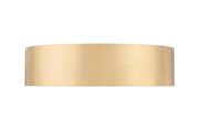 Coronado 1 Light 16" Flush Mount in Modern Gold