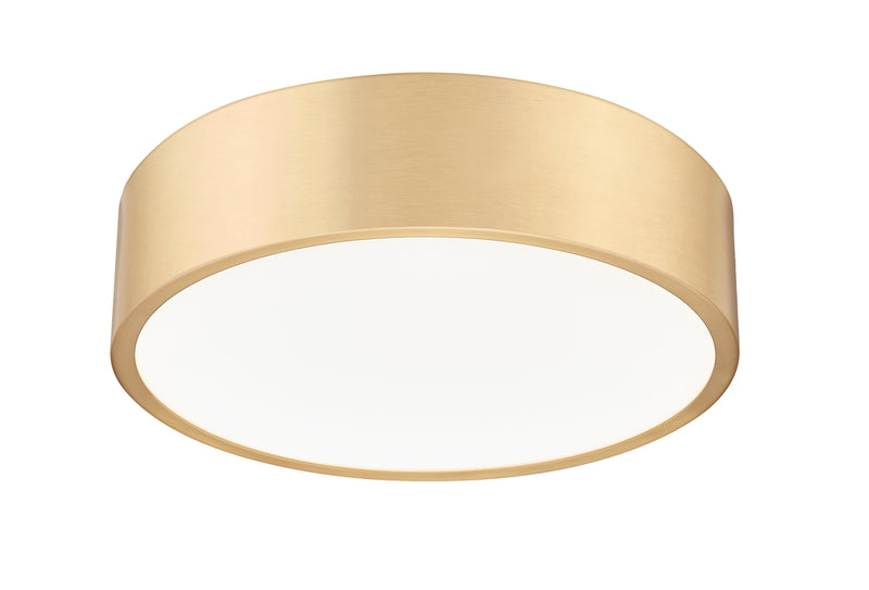Coronado 1 Light 16" Flush Mount in Modern Gold