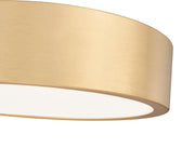 Coronado 1 Light 16" Flush Mount in Modern Gold