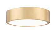 Coronado 1 Light 16" Flush Mount in Modern Gold