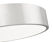 Coronado 1 Light 20" Flush Mount in Brushed Nickel