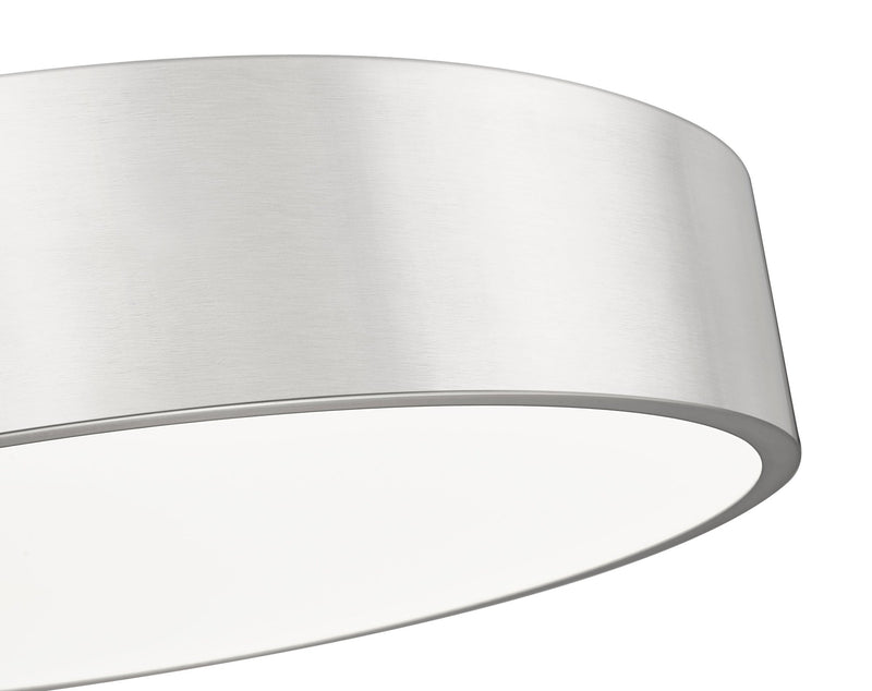 Coronado 1 Light 20" Flush Mount in Brushed Nickel