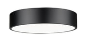 Coronado 1 Light 20" Flush Mount in Matte Black