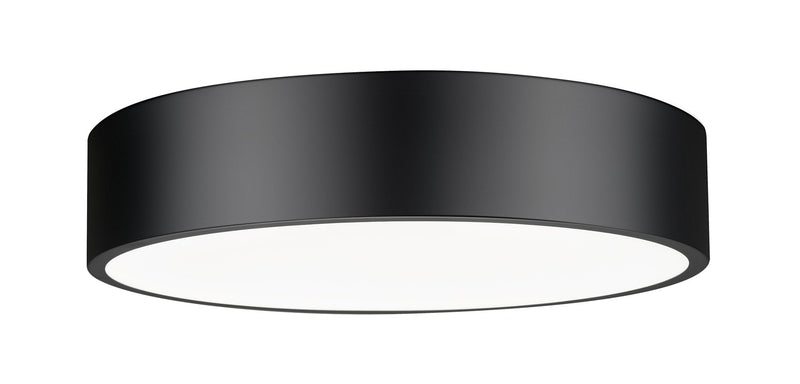 Coronado 1 Light 20" Flush Mount in Matte Black