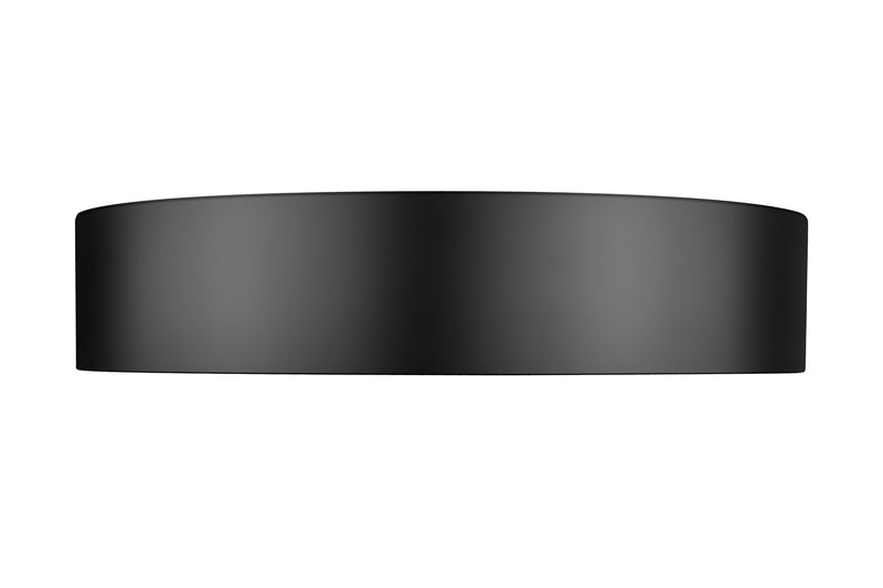 Coronado 1 Light 20" Flush Mount in Matte Black