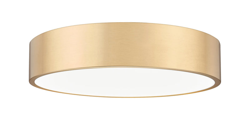 Coronado 1 Light 20" Flush Mount in Modern Gold