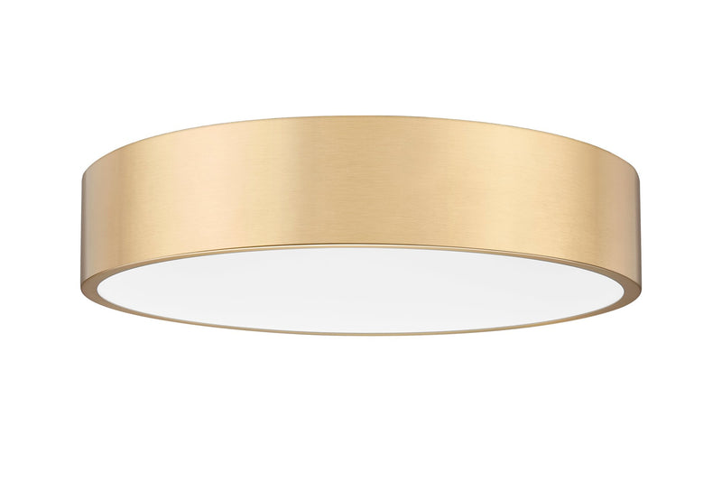Coronado 1 Light 20" Flush Mount in Modern Gold
