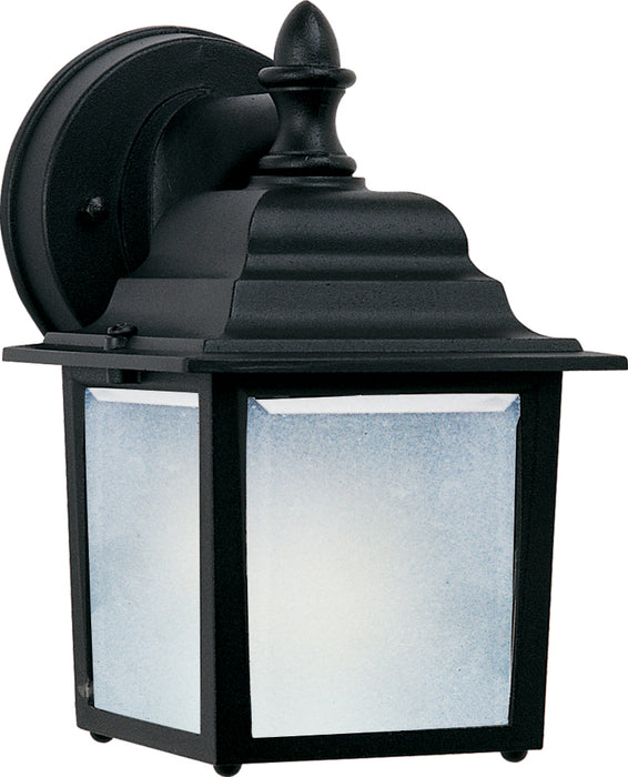 Builder Cast LED E26 LED Outdoor Wall Sconce in Black
