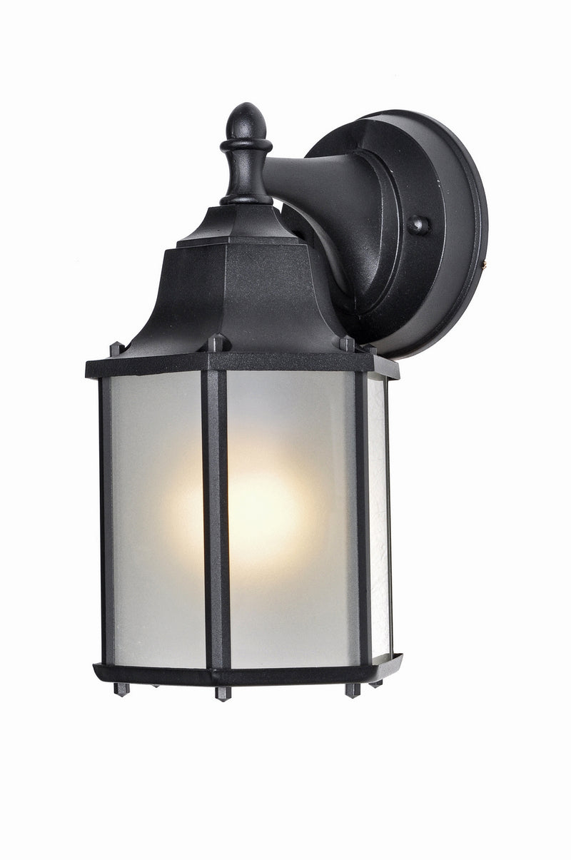 Builder Cast LED E26 LED Outdoor Wall Sconce in Black