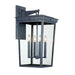 Belmont 4-Light Outdoor Wall Mount in Graphite - Lamps Expo