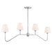 Keenan 4-Light Chandelier - Lamps Expo