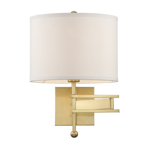 Marshall 1 Light Wall Mount in Aged Brass