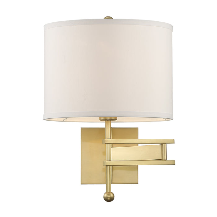 Marshall 1 Light Wall Mount in Aged Brass