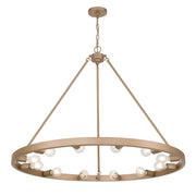 Castile 12-Light Chandelier in French Gold