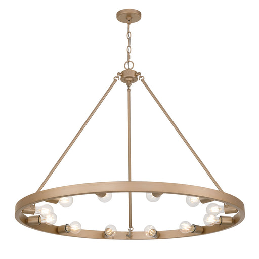 Castile 12-Light Chandelier in French Gold