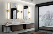 Idris 1 Light 40.5" Vanity in Modern Gold in a room setting