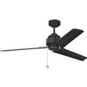 Arcade 54" Ceiling Fan in Midnight Black