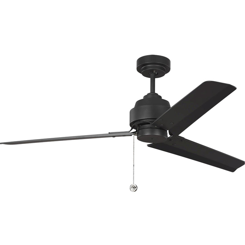 Arcade 54" Ceiling Fan in Midnight Black