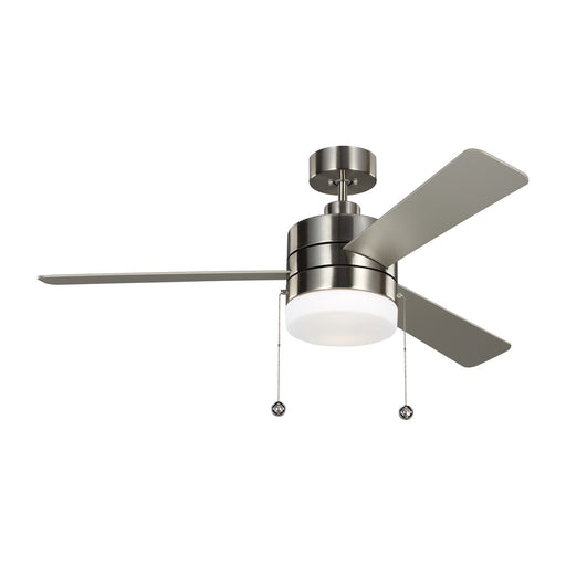 Syrus 52" Ceiling Fan in Brushed Steel