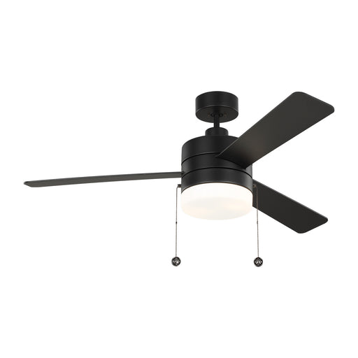 Syrus 52" Ceiling Fan in Midnight Black