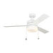 Syrus 52" Ceiling Fan in Matte White