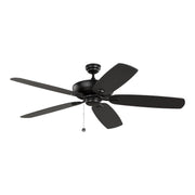 Colony 60" Ceiling Fan in Midnight Black