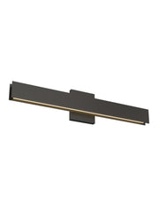 Bau 24 Bath Vanity Light in Nightshade Black