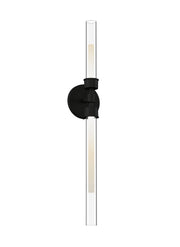 Linger 2-Light Bath Vanity Light in 2-Light Vanity Nightshade Black