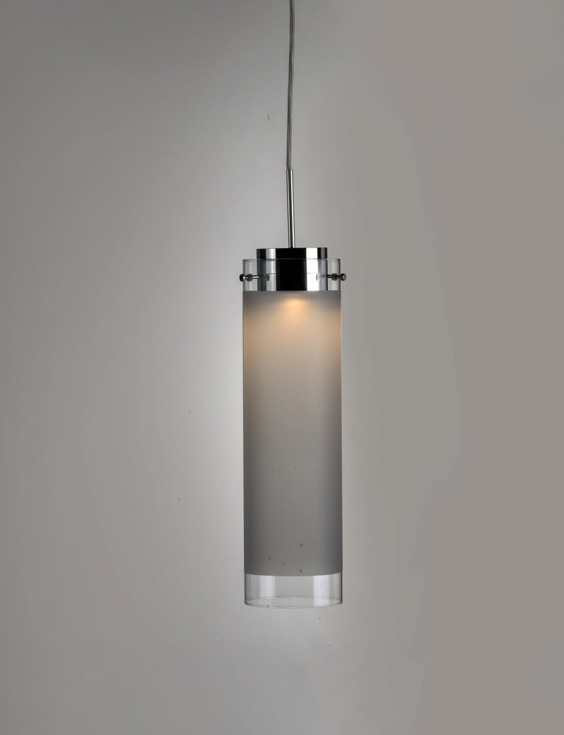 Scope Medium LED Pendant in Polished Chrome